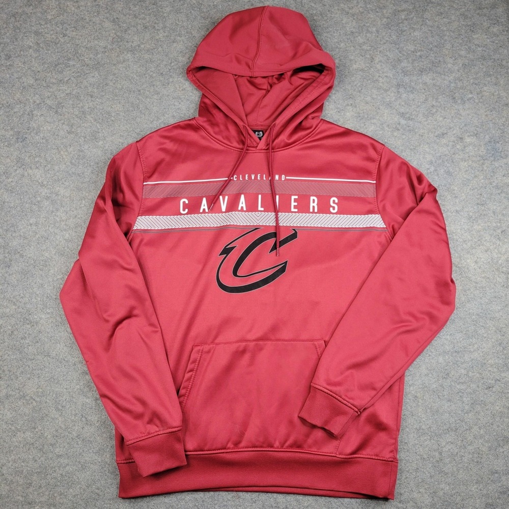 Cleveland‎ Cavaliers Hoodie Mens Large Red NBA Basketball Sweatshirt Ultra Game